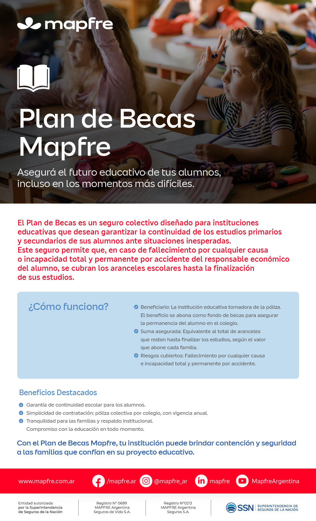 Folleto Digital: Seguro plan de becas