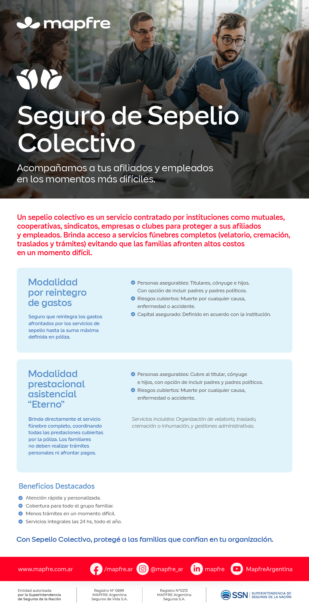 Folleto Digital: Seguro de sepelio colectivo