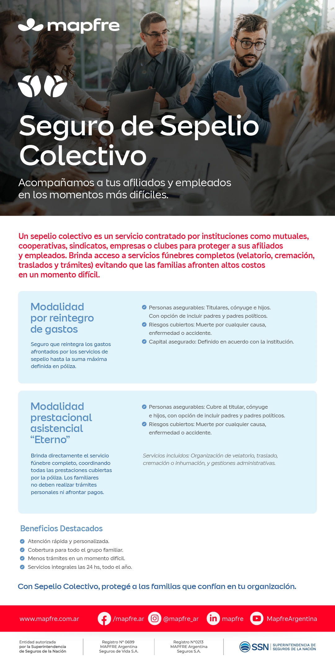 Folleto Digital: Seguro de sepelio colectivo