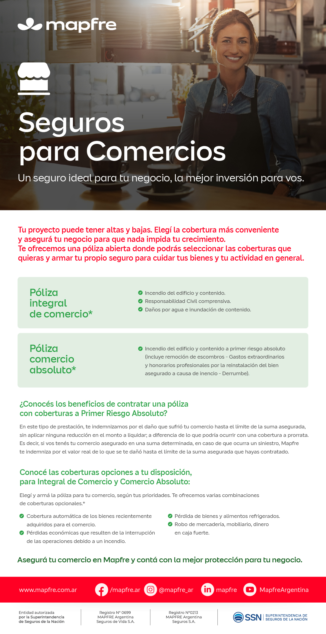 Folleto Digital: Seguros para Comercios