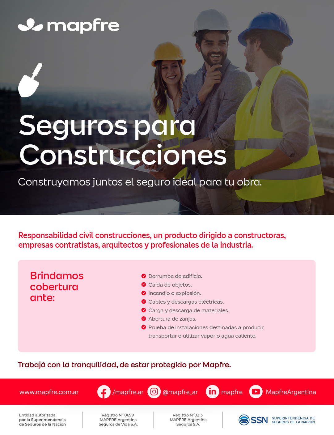 Folleto Digital: Seguros para construcción