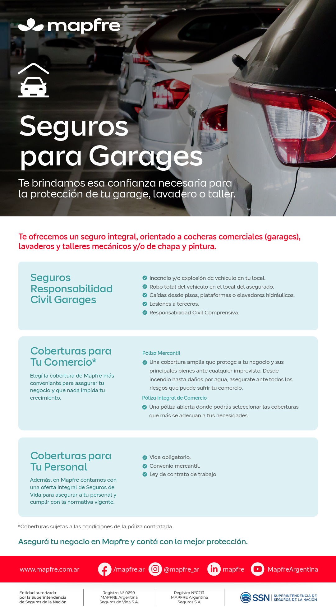 Folleto Digital: Seguros para Garages