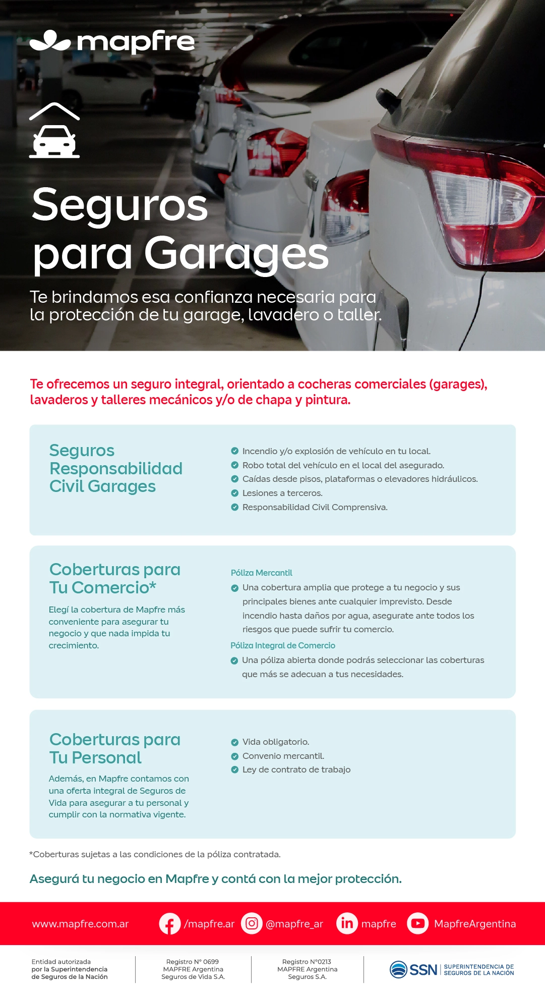 Folleto Digital: Seguros para Garages