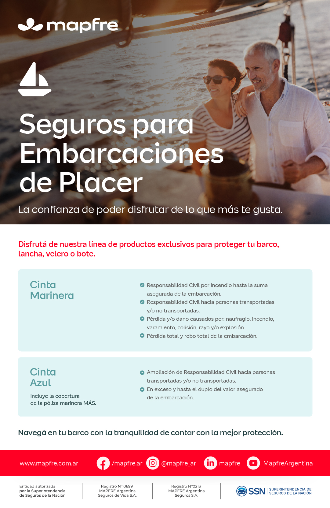 Folleto Digital: Seguros para Embaracaciones de placer